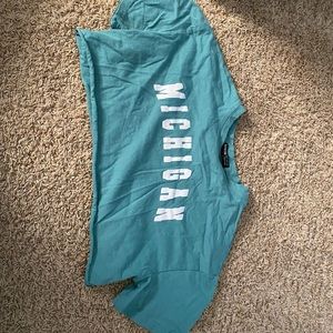 Teal Very Cropper T-shirt